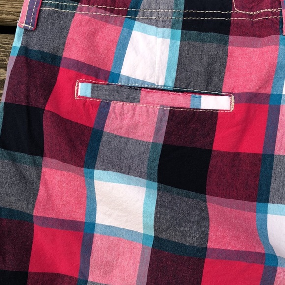 Aeropostale Plaid Cotton Shorts - Picture 5 of 5